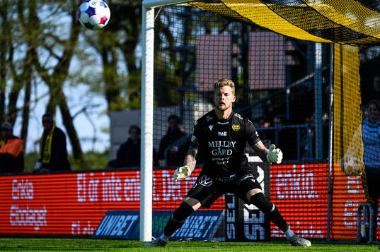 Mjällbys målvakt Robin Wallinder