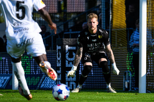 Mjällbys målvakt Robin Wallinder