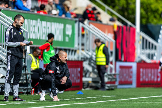 Brommapojkarnas tränare Roger Sandberg