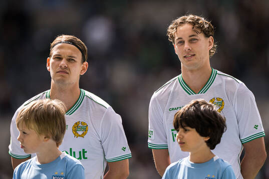 Hammarbys Markus Karlsson och Hampus Skoglund