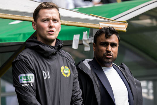 Hammarbys assisterande tränare Douglas Jakobsen och