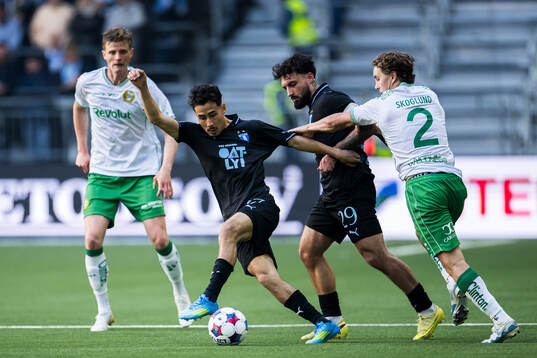 Hammarbys Frederik Winther och Hampus Skoglund