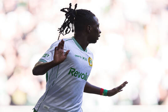 Hammarbys Moise Elohim Victoire Kabore reagerar