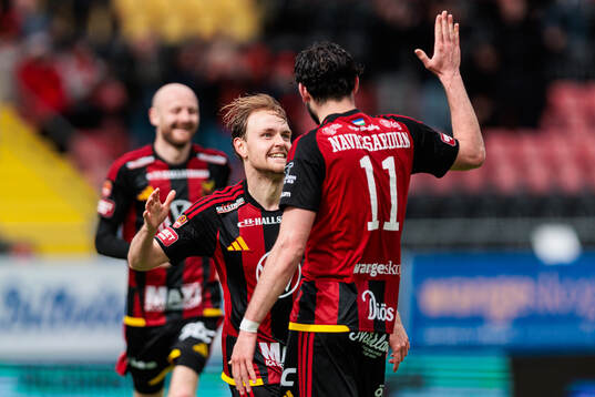 Östersunds Simon Marklund och Edgar Sarkis Navassardian
