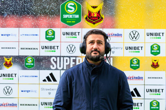 Sandvikens huvudtränare Baran Coskun