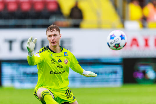 Sandvikens målvakt Otto Lindell