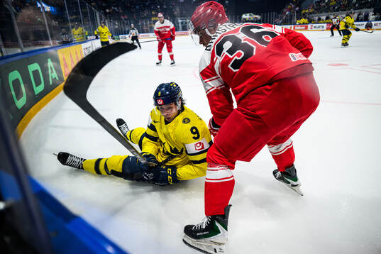 Linus Karlsson of Sweden and Daniel Baastrup of Denmark