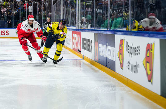 Alexander True of Denmark and Emil Heineman of Sweden