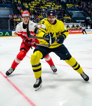Kasper Larsen of Denmark and Jakob Silfverberg of Sweden