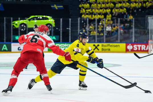 Oliver Kjaer of Denmark and Jacob Larsson of Sweden