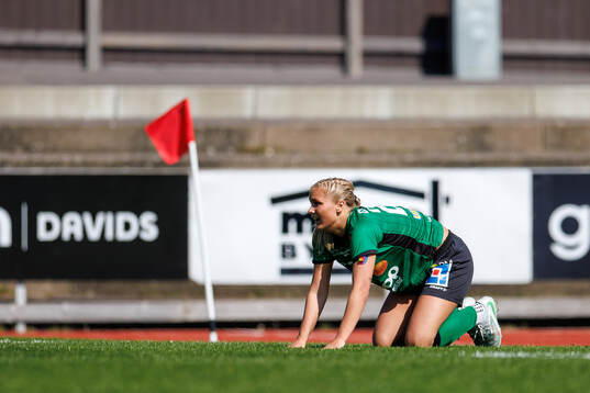 Varbergs Samantha Jägnert deppar