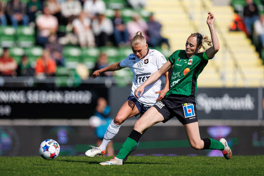 Örgrytes Matilda Larsson och Varbergs Lilly Borgman
