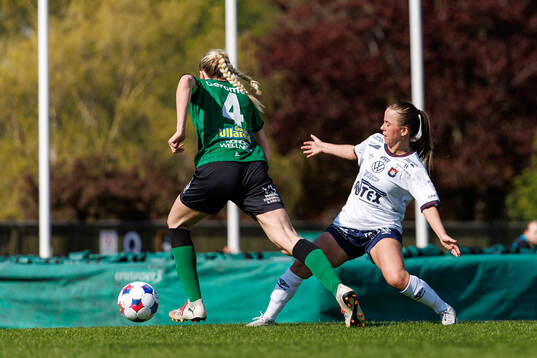 Varbergs Lilly Borgman och Örgrytes Madelene Marin