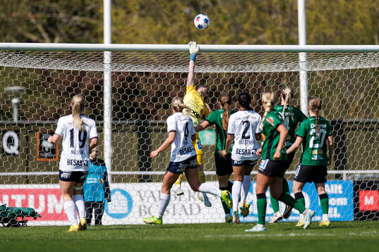 Varbergs målvakt Jasmine Strandberg