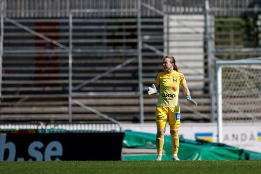 Varbergs målvakt Jasmine Strandberg
