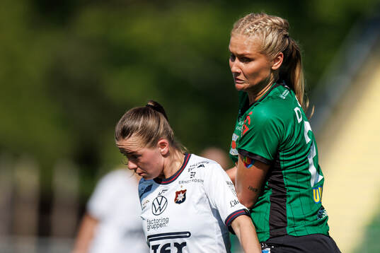 Örgrytes Madelene Marin och Varbergs Samantha Jägnert