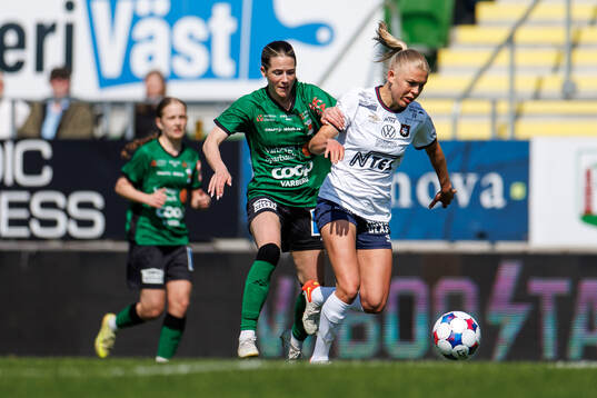 Varbergs Frida Johansson och Örgrytes Matilda Larsson