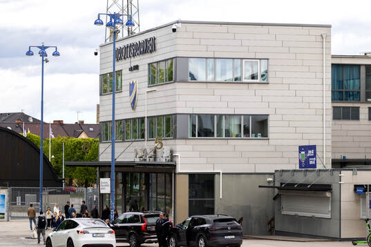 Exteriör vy av Norrköpings Idrottspark