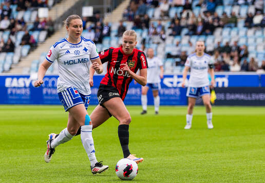 IFK Norrköpings Fanny Andersson och Brommapojkarnas Sara