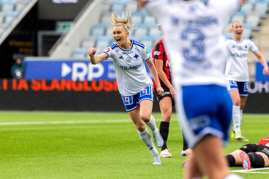 IFK Norrköpings Beatrice Persson jublar