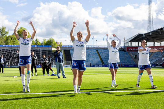 IFK Norrköpings Ebba Handfast, Emma Engström, Isabella