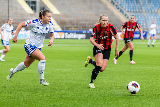 IFK Norrköpings Emma Engström och Brommapojkarnas Ida