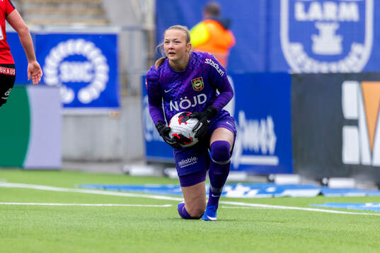 Brommapojkarnas målvakt Clara Ekstrand