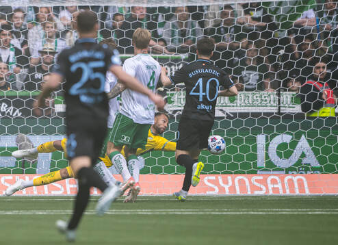 Hammarbys målvakt Warner Hahn