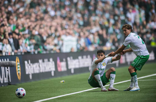 Hammarbys Montader Madjed och Hampus Skoglund