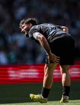 Malmö FFs Sead Haksabanovic har ont