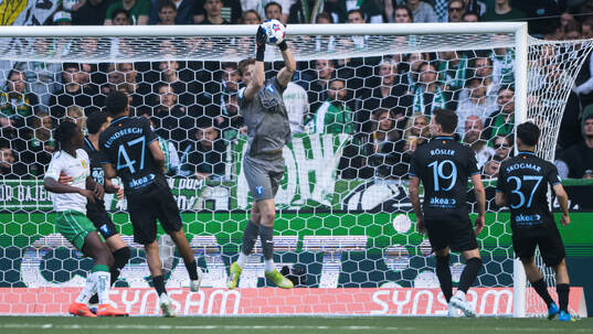 Malmö FFs målvakt William Nieroth Lundgren