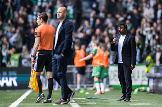 Hammarbys tränare Kalle Karlsson
