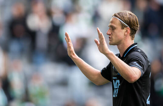 Malmö FFs Erik Botheim deppar