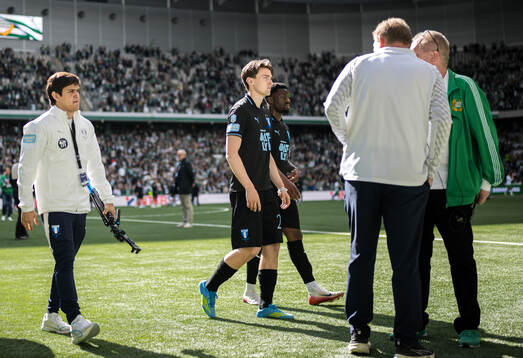 Malmö FFs Oscar Sjöstrand deppar