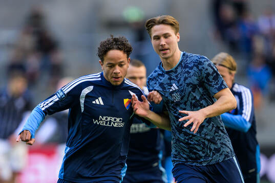 Djurgårdens Mikael Anderson och Miro Tenho