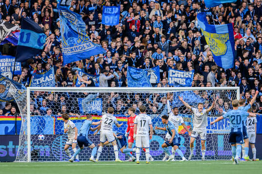 Djurgårdens Mikael Anderson gör 1-0