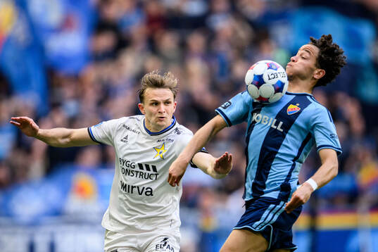 Sirius Oscar Krusnell och Djurgårdens Mikael Anderson