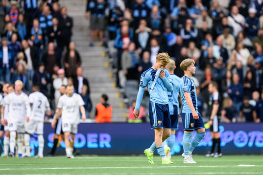 Djurgårdens Bo Hegland deppar