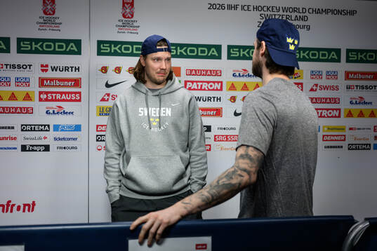 Oscar Sundqvist and Oliver Ekman-Larsson of Sweden