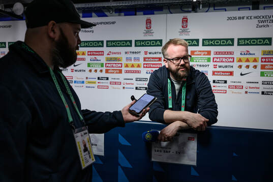 Media managers Gustaf Douhan and Linus Hugosson of Sweden