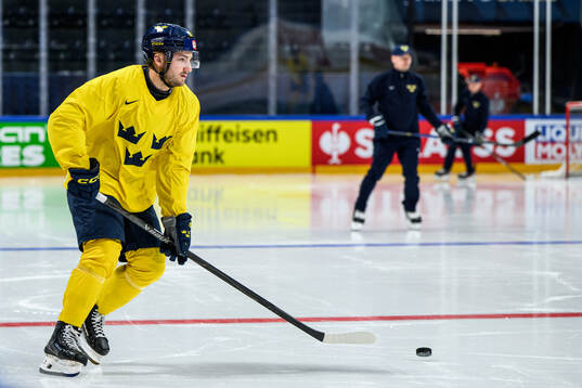 Erik Brännström of Sweden at a practice session