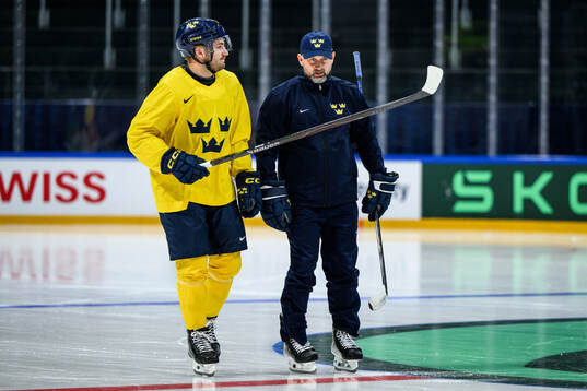 Erik Brännström and Assistant coach Anders Sörensen of