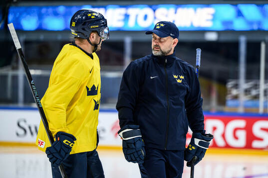 Erik Brännström and Assistant coach Anders Sörensen of