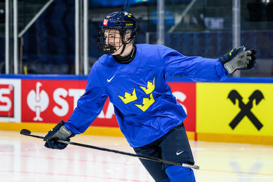 Viggo Björck of Sweden at a practice session