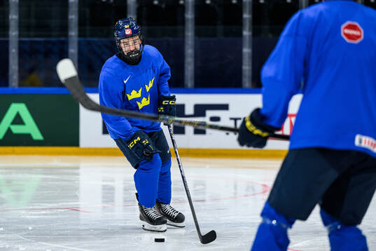 Viggo Björck of Sweden at a practice session