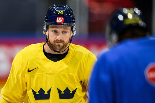 Rasmus Asplund of Sweden at a practice session