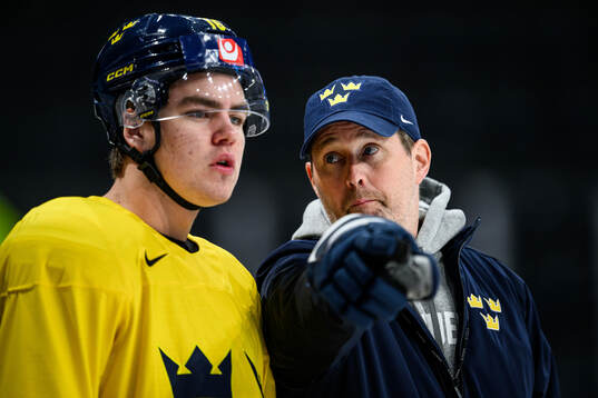 Anton Frondell and Assistant coach Stefan Klockare of