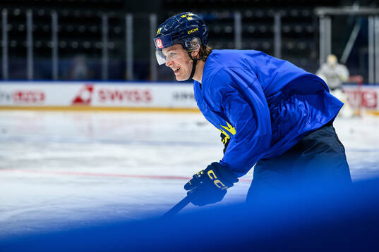 Ivar Stenberg of Sweden at a practice session