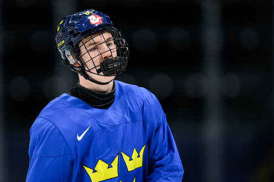 Viggo Björck of Sweden at a practice session