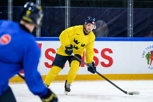 Erik Brännström of Sweden at a practice session